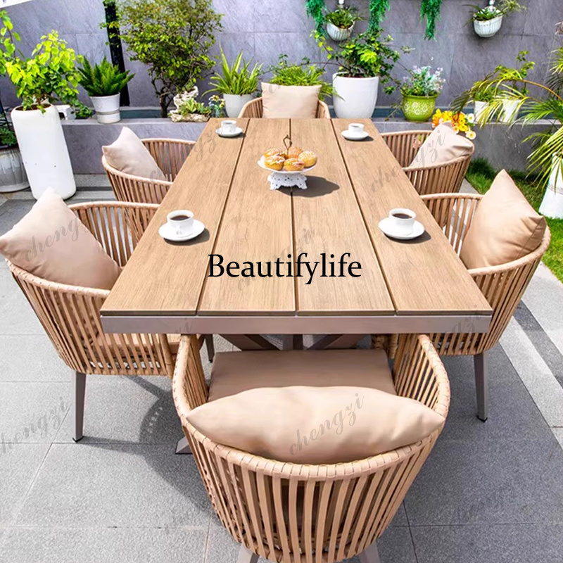 Kids Outdoor Furniture Set - Outdoor-Tischset Gepolsterte Gartenmöbel-Sets Sessel Gartenmöbel-Sets Boho