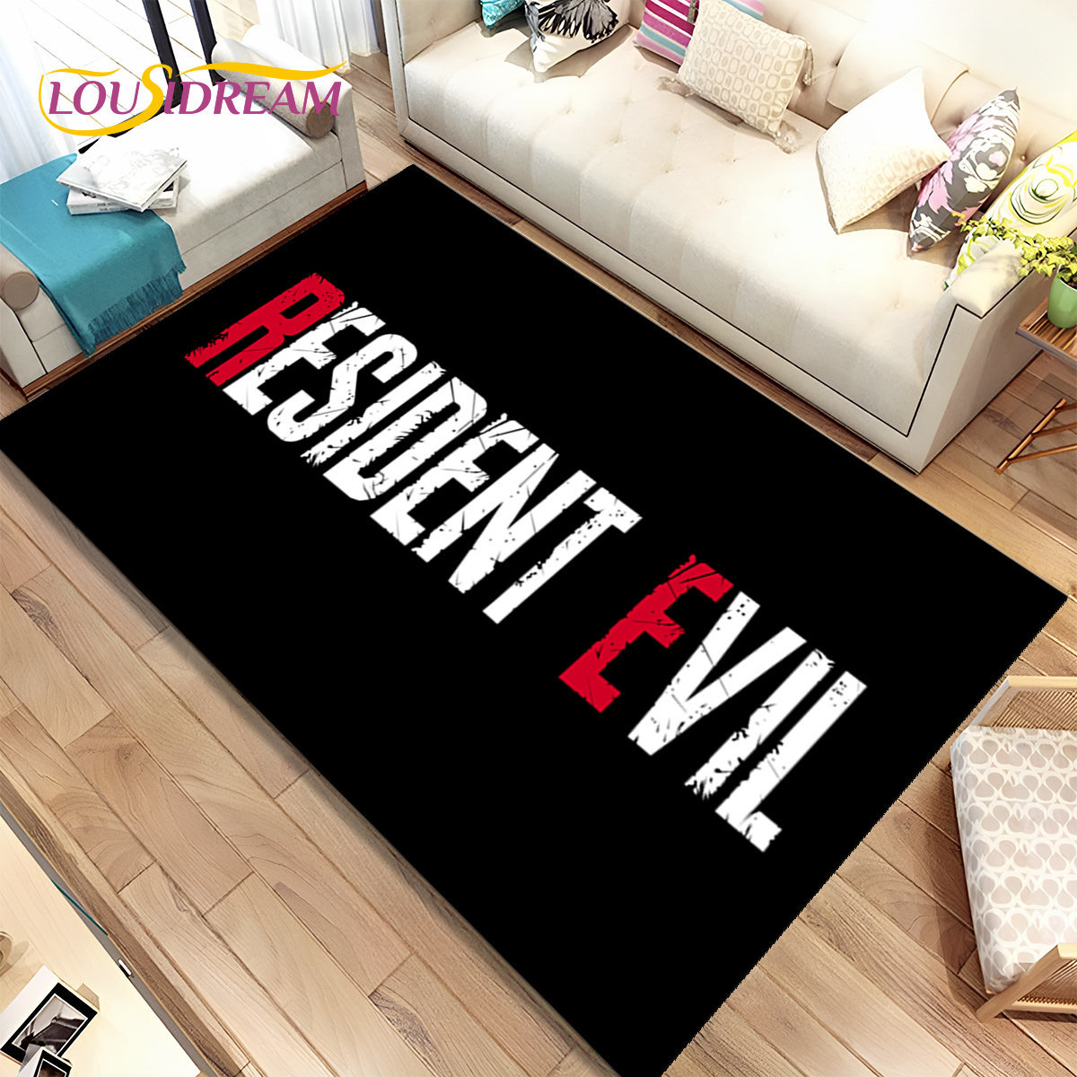 Kids Outdoor Area - 3D R-Resident Evil Games Gamer Teppich,